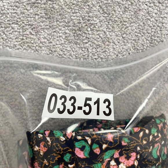 J.Crew Skimmer Crop Ankle Pants Womens 00 Navy Blue Floral Mid Rise Casual 28x25 - Picture 12 of 12